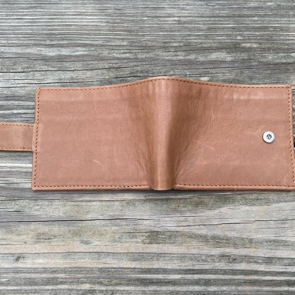 Wallet Handmade Brown Genuine Leather Card Holder - Picture 5 of 10